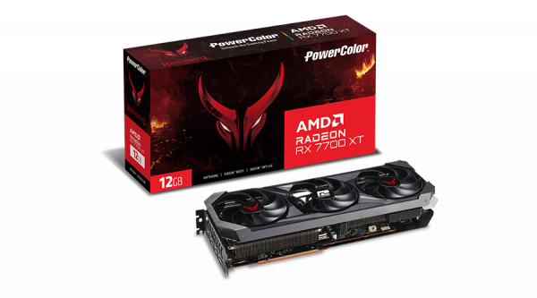 Placa Video POWER COLOR RedDevil AMD Radeon RX 7700 XT