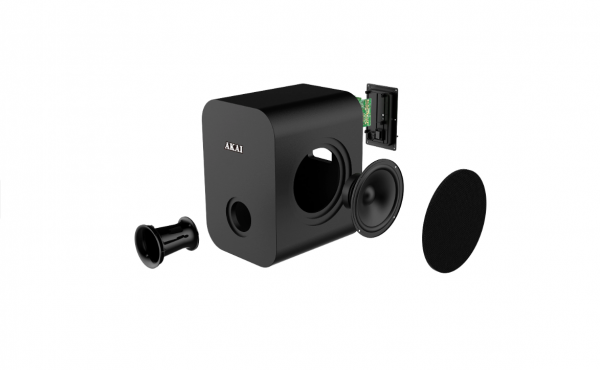 Soundbar Akai ASB-7WSW, Bluetooth 5.0, 120W, subwoofer wireless 60W, negru - imagine 4