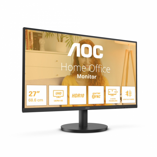 Monitor AOC 27" U27B3M, Diagonal (inch): 27, Diagonal (cm): 69, - imagine 3