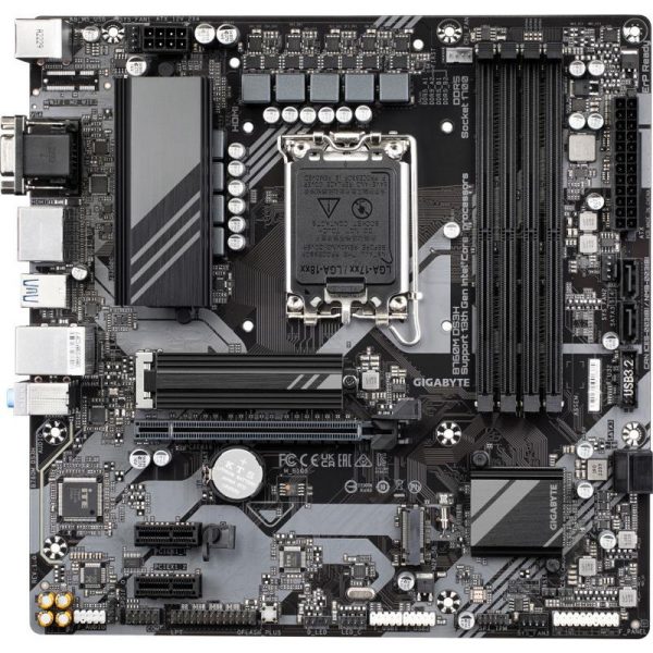 Placa de baza GIGABYTE B760M DS3H DDR5 (rev. 1.0) LGA1700 - imagine 3
