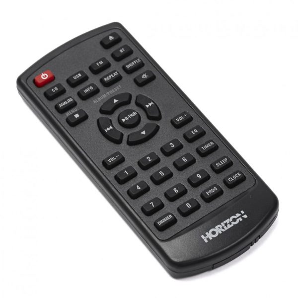 Microsistem HiFi Horizon Acustico HAV-M7700, 2.0, 50W, BT, negru - imagine 3