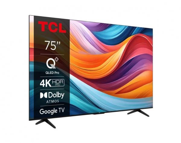 Televizor TCL QLED 75T7B, 189 cm, Smart Google TV, 4K - imagine 3