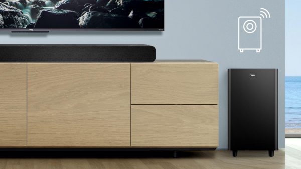 Soundbar TCL TS8132, 3.1.2, 350W, Bluetooth, Dolby Atmos, SubwooferWireless, Negru - imagine 8