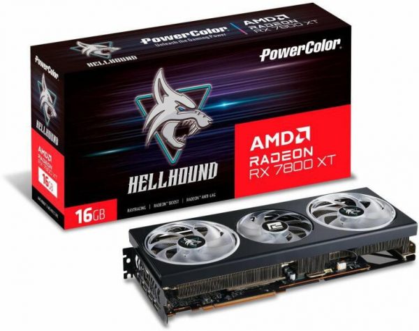 Placa Video POWER COLOR Hellhound AMD Radeon RX 7800 XT