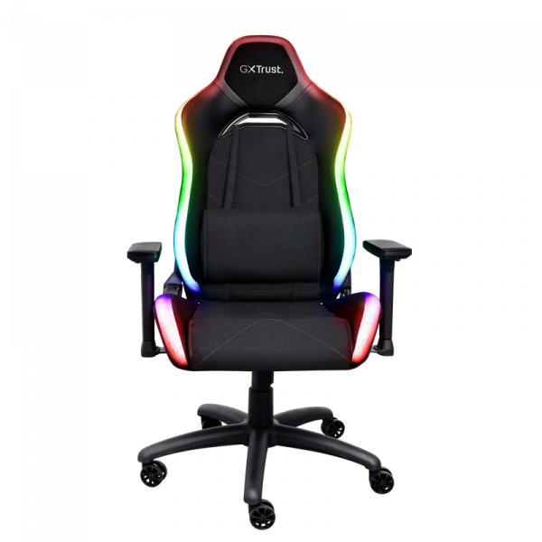 Scaun gaming Trust GXT 719 Ruya, iluminare RGB, 5 roti, - imagine 4