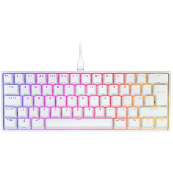 CORSAIR K65 MINI 60% mecanica, alb  Full Key (NKRO)