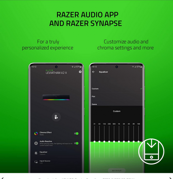 Razer Leviathan V2 X   TECHNICAL SPECIFICATIONS  FREQUENCY - imagine 7