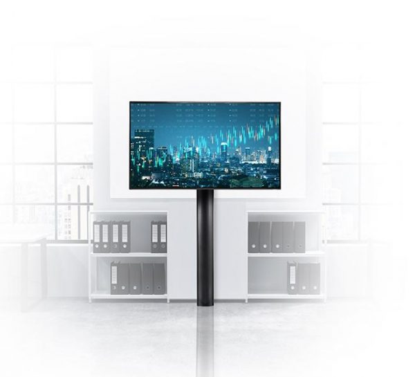 Stand de podea cu fixare in perete B-Tech 39-75", 70kg - imagine 5