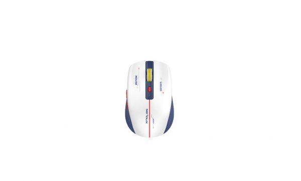 Mouse Serioux Flow 207 Wireless, reincarcabil USB-C, Albastru,  senzor:
