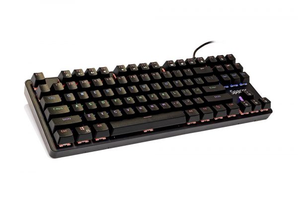 Tastatura Mecnaica Spacer SPKB-MK-IMMORTAL cu fir, USB, switch-uri mecanice albastre, - imagine 5
