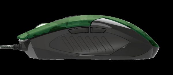 Mouse Trust GXT 781 Rixa Camo, Gaming Mouse, verde militar - imagine 4