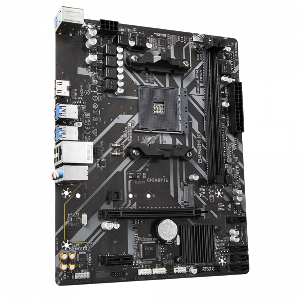 Placa de baza Gigabyte B450M K DDR4 AM4 - imagine 4
