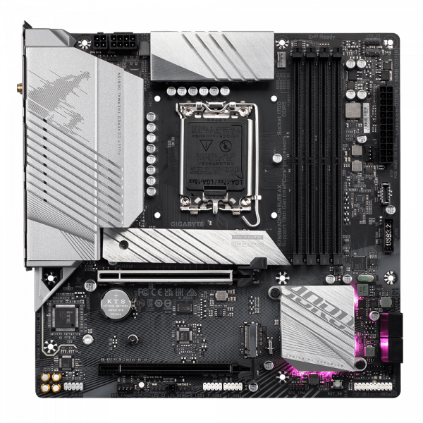 Placa de baza Gigabyte B760M AORUS ELITE AX LGA1700 - imagine 3