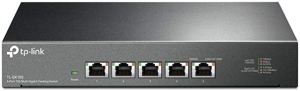 "5-Port 10G Multi-Gigabit Desktop Switch PORT: 5× 10G RJ45 Ports