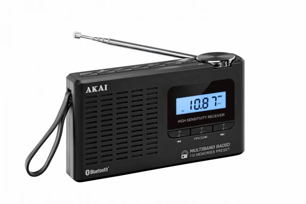 Radio cu ceas Akai APR-600 cu baterii 3x AAA, bluetooth - imagine 5