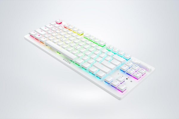 KB RAZER DEATHSTALKER V2 PRO TKL (RED SWITCH) - WHITE - imagine 3
