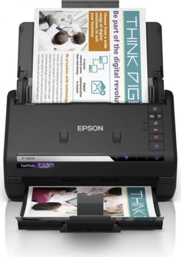 Scanner Epson FASTFOTO FF-680W, dimensiune A4, tip sheetfed, viteza scanare: - imagine 3