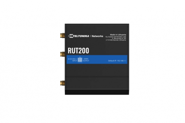 TELTONIKA INDUSTRIAL CELLULAR ROUTER RUT200 4G (LTE) – Cat 4