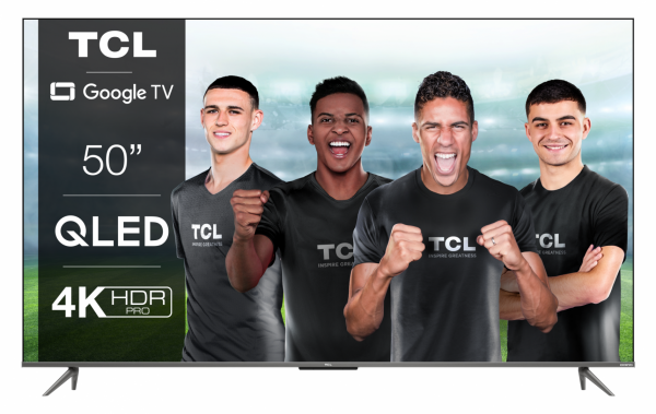 Televizor TCL QLED 50C635, 126 cm (50"), Smart Google TV,