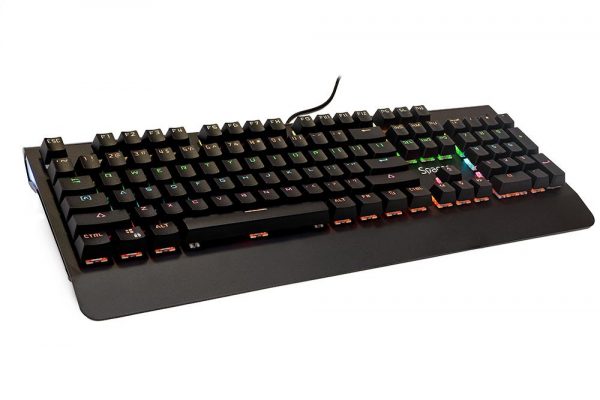 Tastatura Spacer SPKB-MK-01 cu fir, USB, switch-uri mecanice albastre, 50 - imagine 4