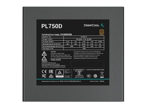 Sursa DEEPCOOL PL750D 750W 80 PLUS Bronze - imagine 5