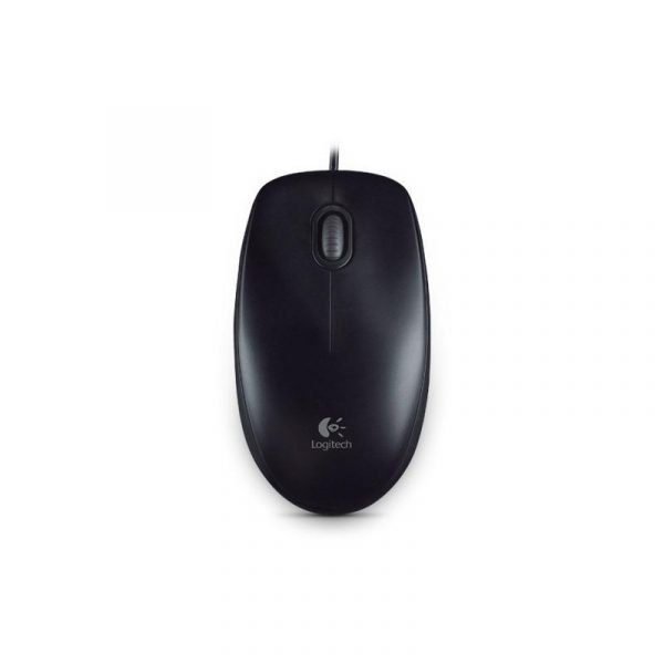 Mouse Logitech B100, optic, interfata USB, rezolutie 800 DPI, 4