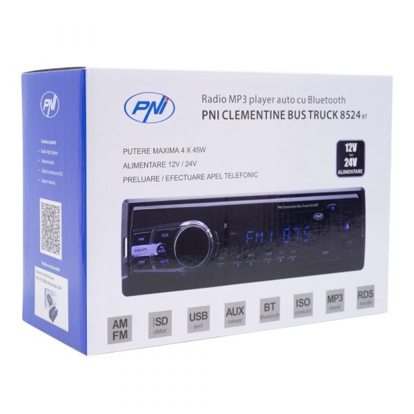 Radio MP3 player auto PNI Clementine Bus Truck 8524BT RDS - imagine 7