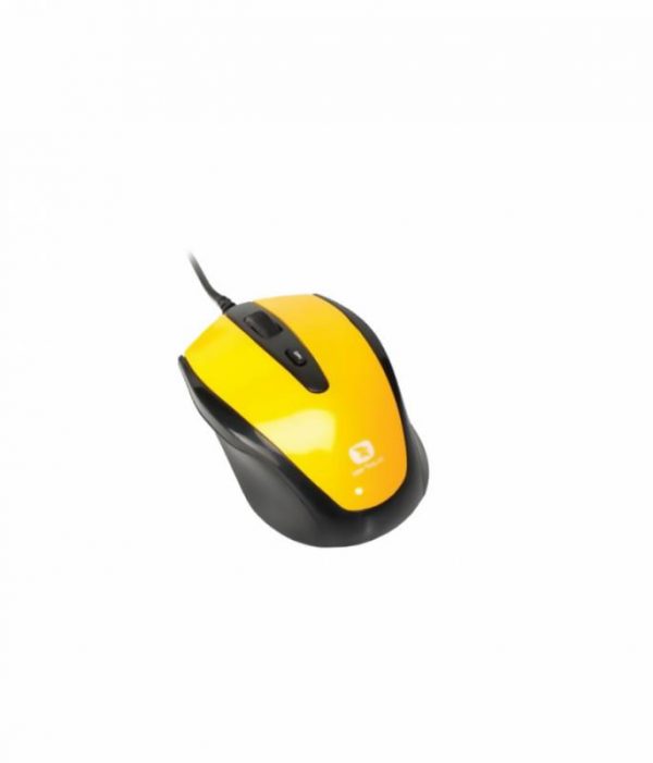 Mouse Serioux cu fir, optic, Pastel 3300, 1000dpi, galben, ambidextru - imagine 3
