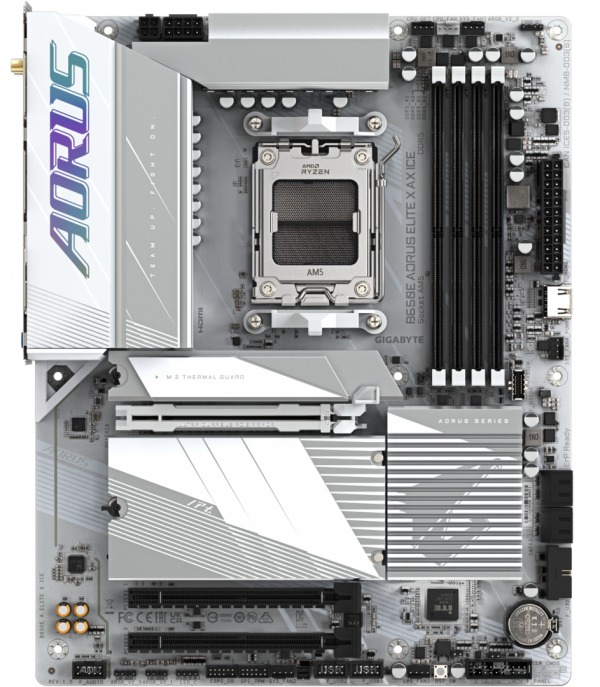 Placa de baza GIGABYTE B650E AORUS ELITE AX ICE AM5 - imagine 3