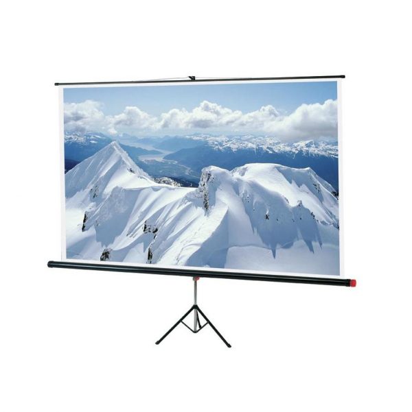 Ecran de proiectie cu trepied Sopar Junior, manual, podea, 155cm