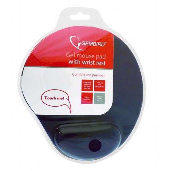 Mousepad Gembird, cauciuc si gel, 240 x 220 x 4mm, - imagine 3