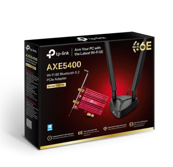 Adaptor wireless TP-Link, ARCHER TXE75E, AX5400, 2 x antene externe - imagine 5