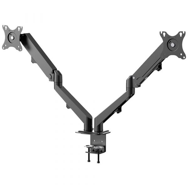 Brat de birou pentru monitor Neomounts, poate sustine 2 monitoare - imagine 3