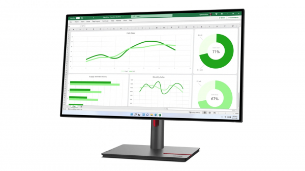 Monitor  Lenovo ThinkVision P27q-30; 27" IPS, QHD (2560x1440) - imagine 5