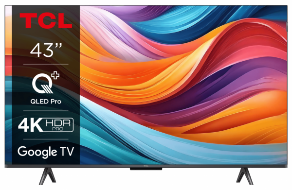 Qled TV 4K 43''(109cm) TCL 43T7B (Model 2024)
