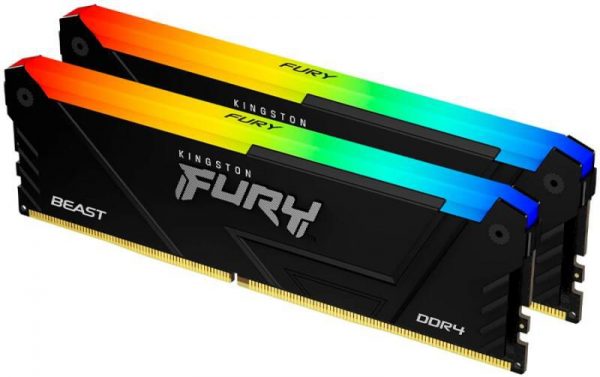 Memorie RAM Kingston FURY Beast RGB 32GB DDR4 3200MHz CL16 - imagine 3