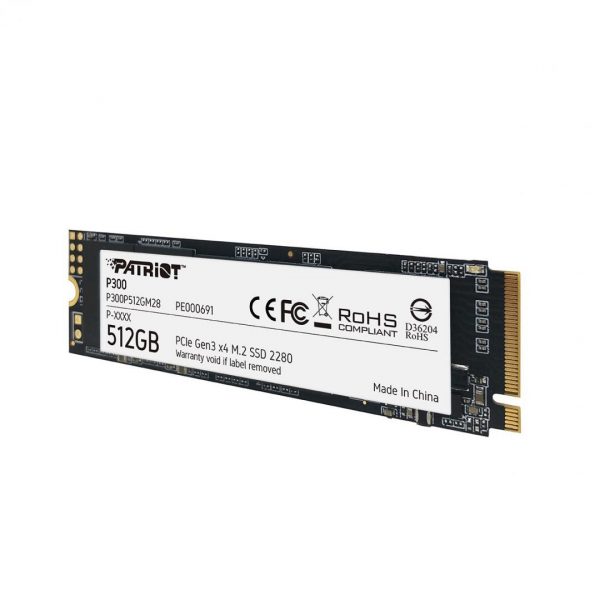 SSD Patriot P300 512GB, NVMe, M.2 2280 - imagine 3