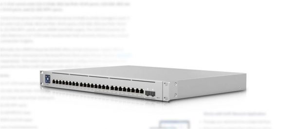 Switch Ubiquiti UniFi USW-ENTERPRISE-24-POE, 24 port, 100/1000/2500 Mbps - imagine 3