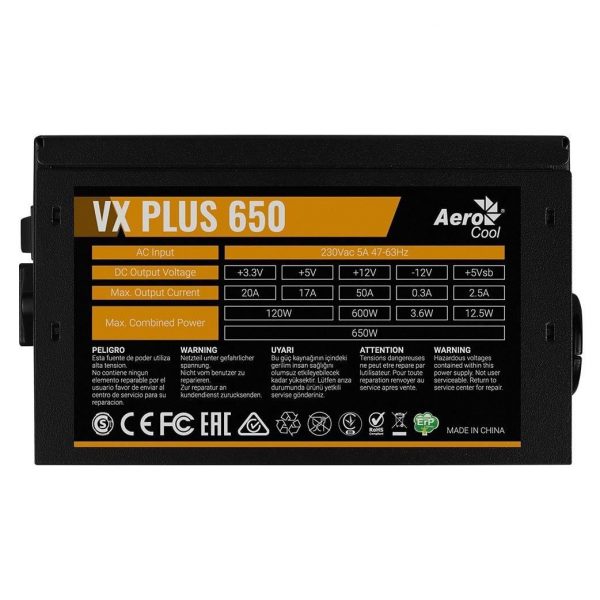 Sursa Aerocool VX Plus 650 650W - imagine 4
