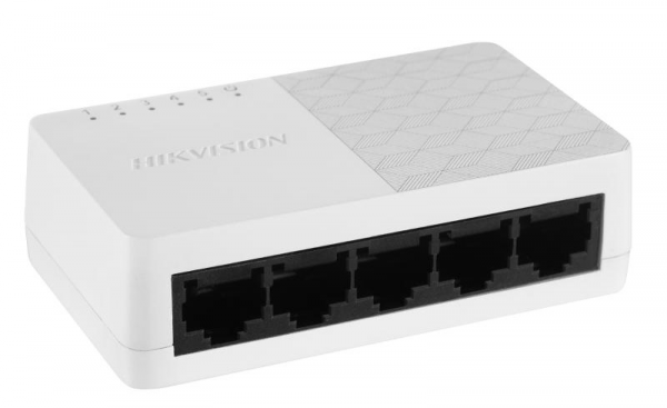 Switch 5 porturi Hikvision DS-3E0105D-E;  L2, Unmanaged, 5 ×