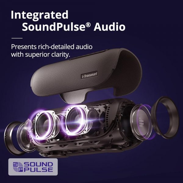 Tronsmart Bang Outdoor Party Bluetooth Speaker (Black) - imagine 3