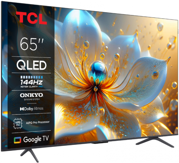Televizor TCL QLED 65T8C, 164 cm, Smart Google TV, 4K - imagine 3