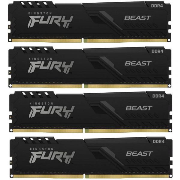 Memorie RAM Kingston , DIMM, DDR4, 16GB (4x4GB), CL16, 2666MHz - imagine 3