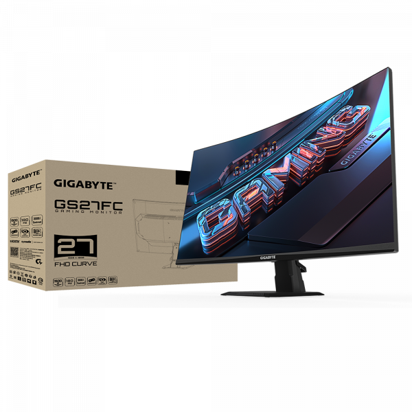 Gigabyte Monitor Gaming 27" VA 1500R GS27FC, Non-glare, Rezolutie: 1920 - imagine 5