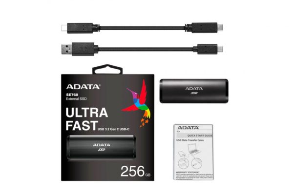 SSD Extern Adata SE760  256GB  Negru  USB - imagine 7