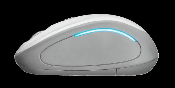 Mouse Trust Yvi FX, Wireless, alb - imagine 4