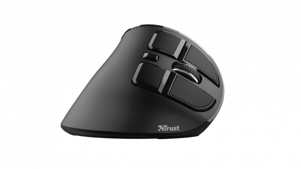 Mouse Trust Voxx, Rechargeable Ergonomic Wireless, negru - imagine 12