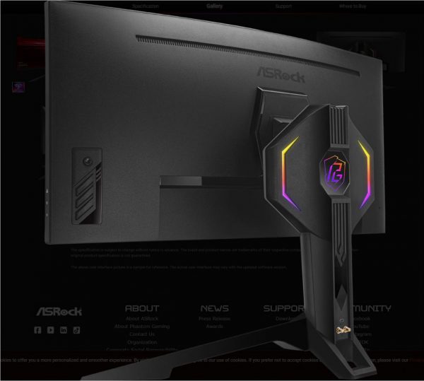 Asrock 34" Curved Gaming Monitor, Rezolutie: WQHD 3440x1440, Refresh rate: - imagine 6
