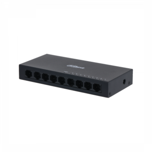 Switch Dahua 9 porturi, unmanaged, Interfata: Port 1-8: 8 × - imagine 3