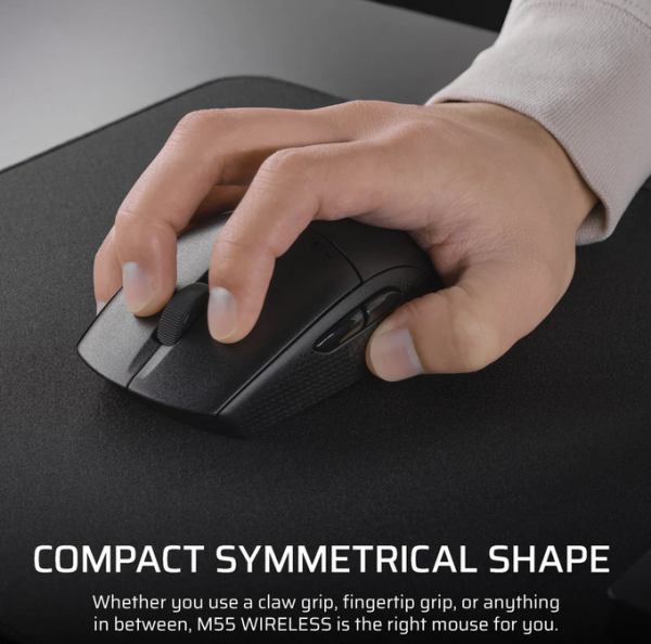 Mouse Gaming CORSAIR M55 WIRELESS - imagine 4